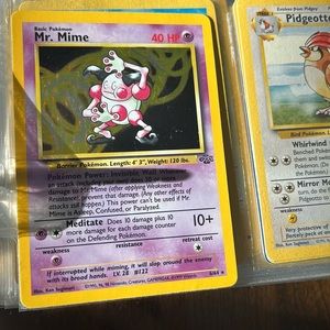 Mr mine holographic Pokemon card